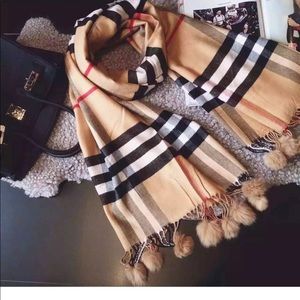 Burberry style scarf